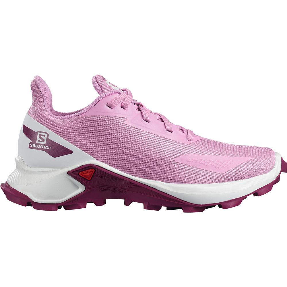 Chaussure Running Salomon Enfant Orchidée - Salomon ALPHACROSS BLAST J - France (3162-DILEH)